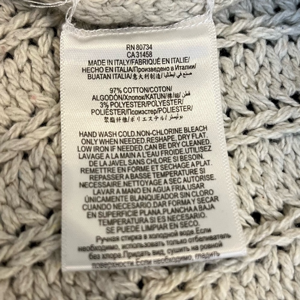 BCBGMaxAzria Knit Sweater with Peep Hole Shoulders Size XS - Picture 5 of 6